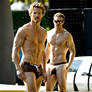 Ryan Kwanten Wearing Brown Briefs