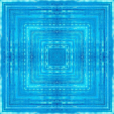 Electric Blue Square