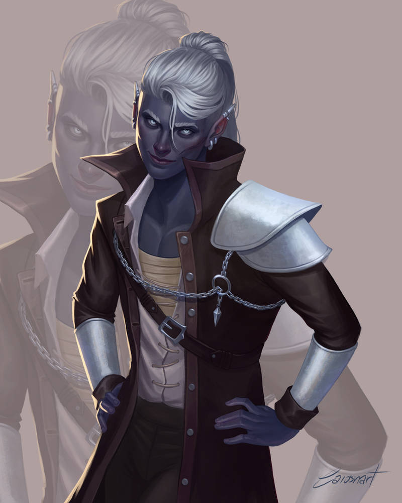 Velkyn - Drow Rogue Commission by caiosnart on DeviantArt