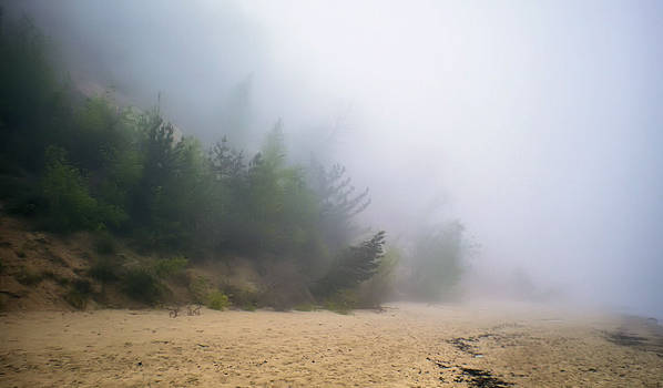 misty cliffs