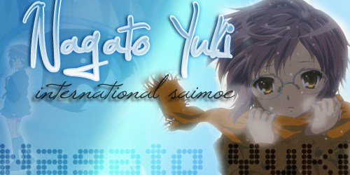 Vote for Nagato Yuki- ISML