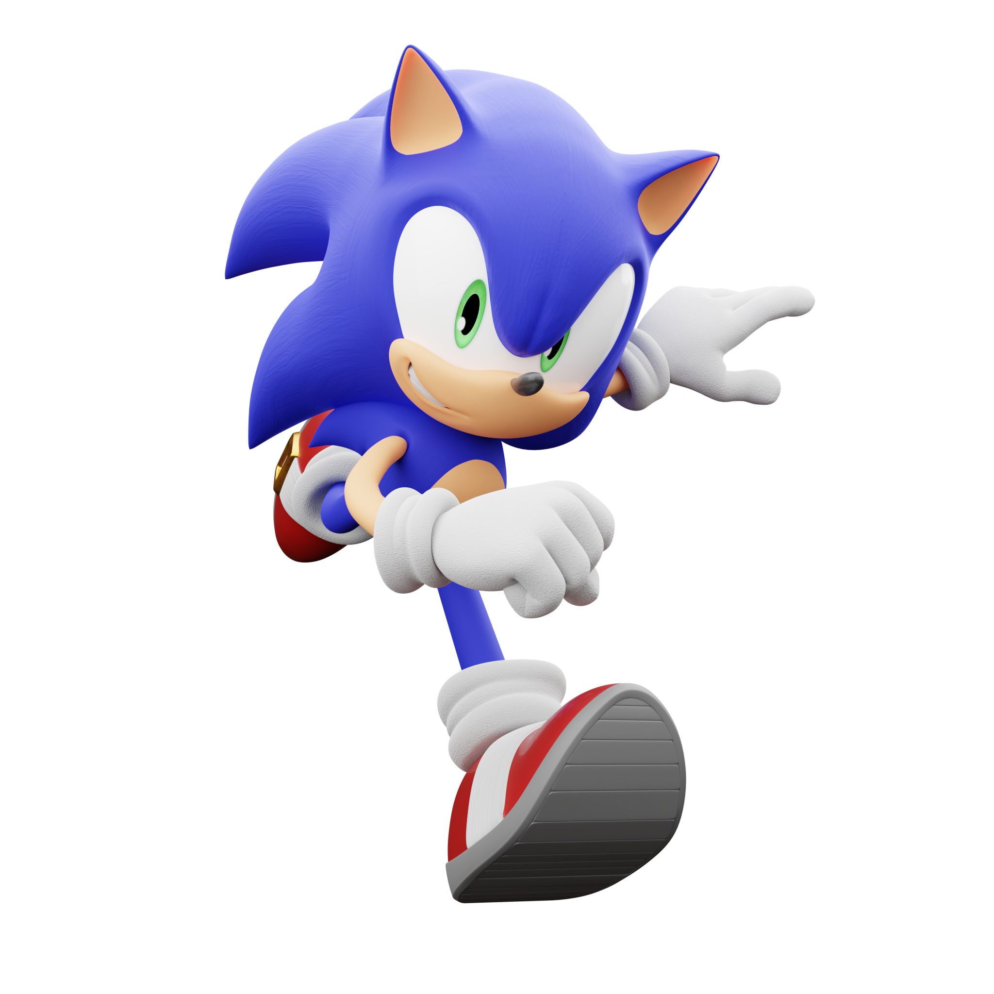 Classic Sonic (Render) by yessing on DeviantArt