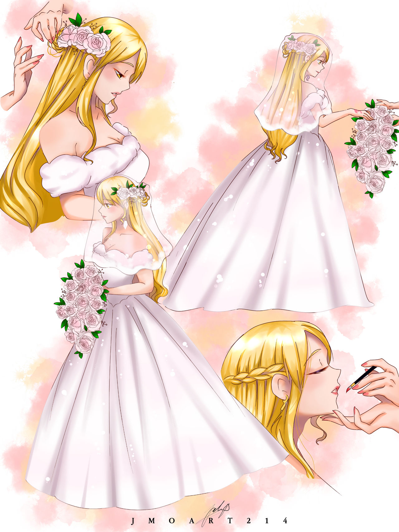 lucy wedding dress fairy tail Lucyheartfilia Fairytail Wedding Cute Pretty Freetoedit - Lucy Heartfilia Wedding Dress, HD Png Download , Transparent Png Image