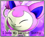 Serious Skitty Stamp