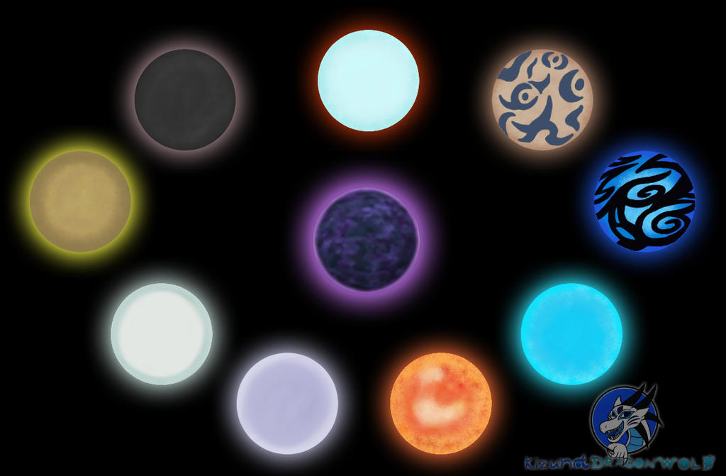 Tailed Beast Element Orbs (w/ Tailed Beast Ball) by KizunaDragonWolf on ...