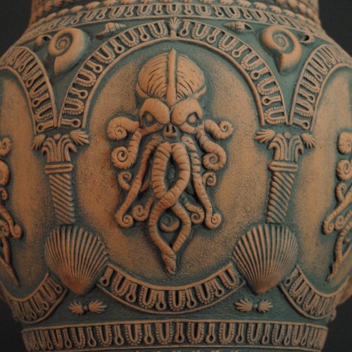 Temple of R'lyeh Cookie Jar - detail