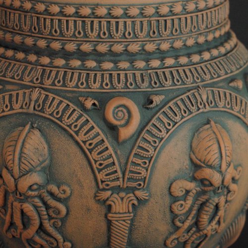 Temple of R'lyeh Cookie Jar - detail