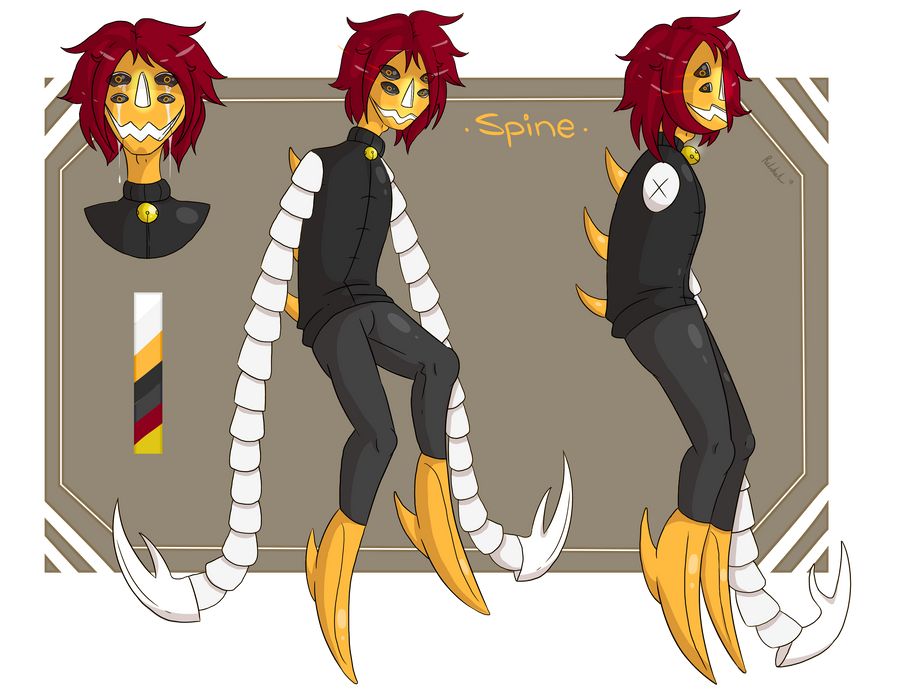 Spine Reference CM: Spine - Reference Sheet by Sil3ntReign on DeviantArt