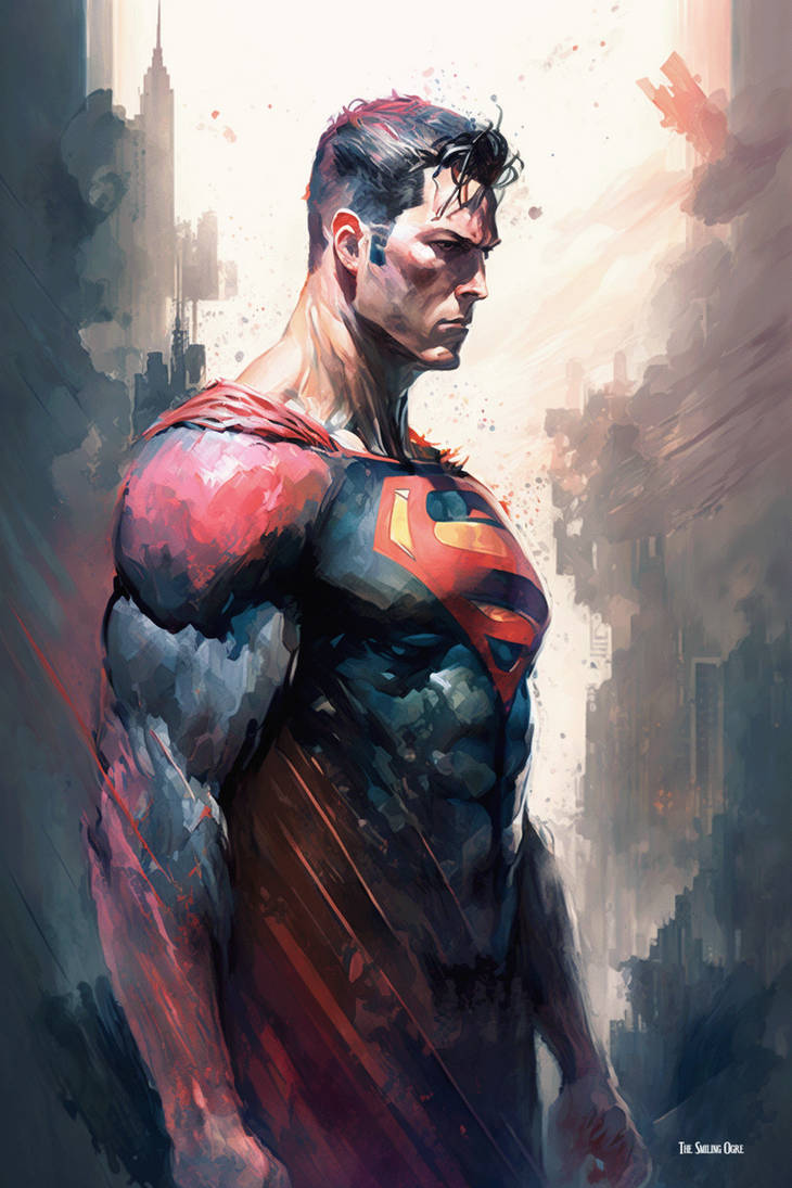 Superman (paint) 4 by TheSmilingOgre on DeviantArt