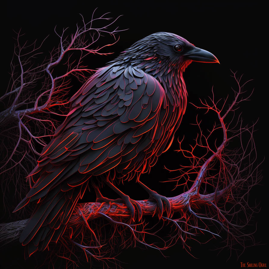 Red Raven by TheSmilingOgre on DeviantArt