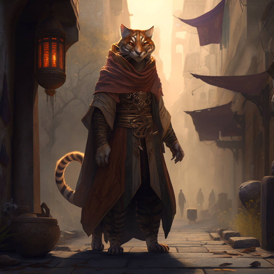 Tabaxi Concept 1 By TheSmilingOgre On DeviantArt tabaxi-concept-1-by-thesmilingogre-on-deviantart