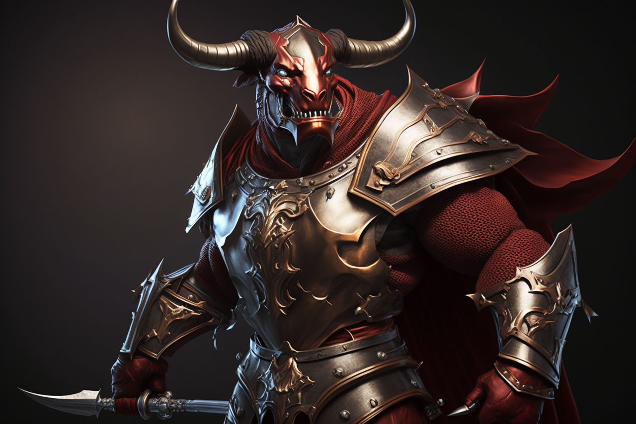 Minotaur Concept 3 by TheSmilingOgre on DeviantArt