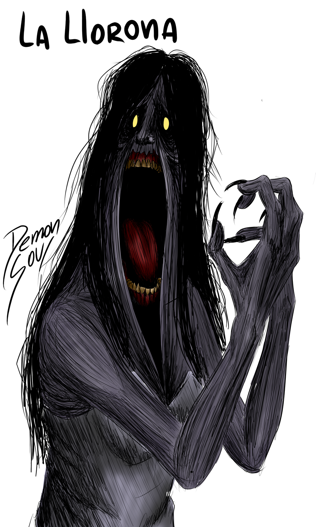 La Llorona, sin fondo by DemonSoulArt on DeviantArt La Llorona, sin fondo by DemonSoulArt on DeviantArt