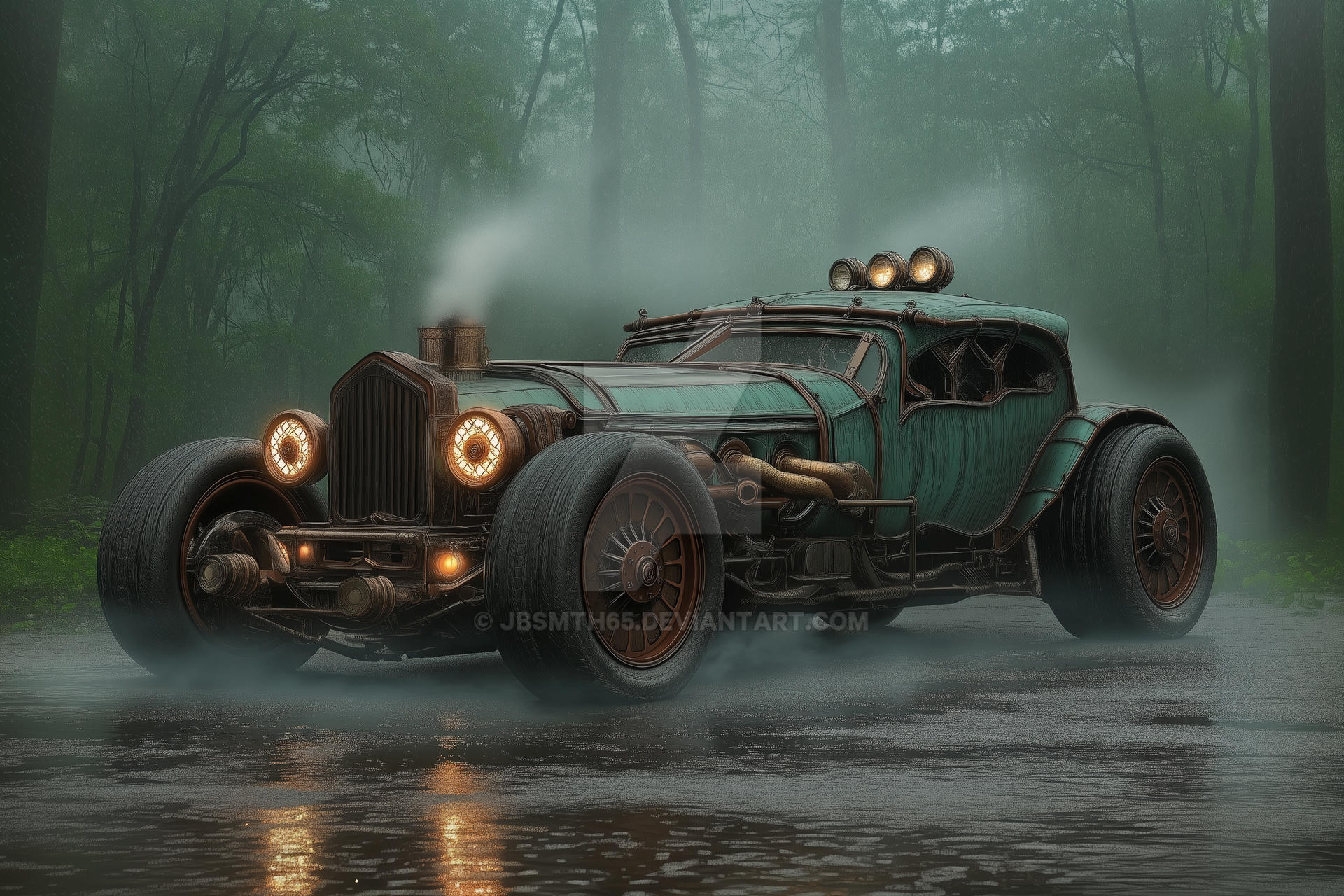 Steampunk Racing Steampunk Hot Rod by jbsmth65 on DeviantArt