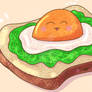 Cute Egg and Avocado Toast