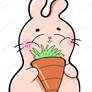 Bun Holding Carrot
