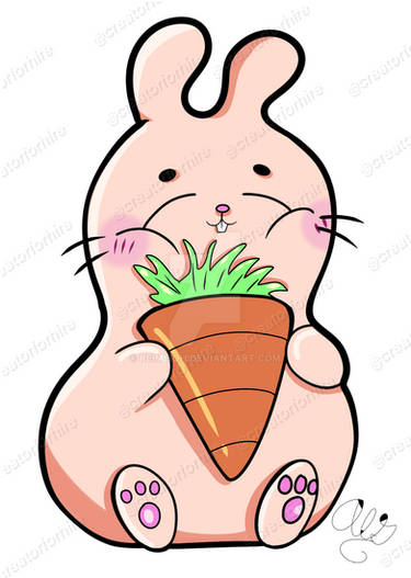 Bun Holding Carrot