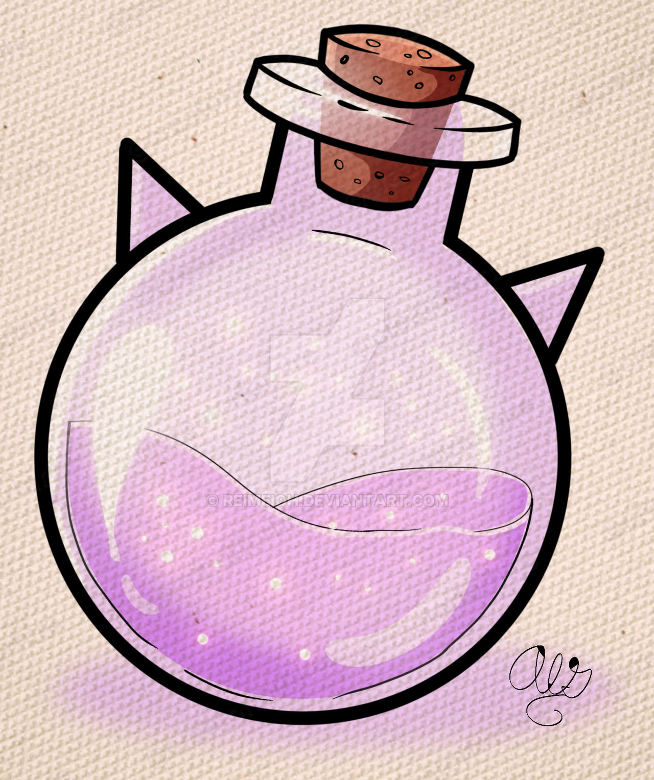 Cat Potion Bottle