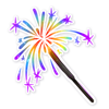 Rainbow Sparkler