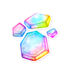 Rainbow Glass Shards