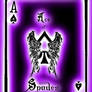 Ace of Spades in Purple