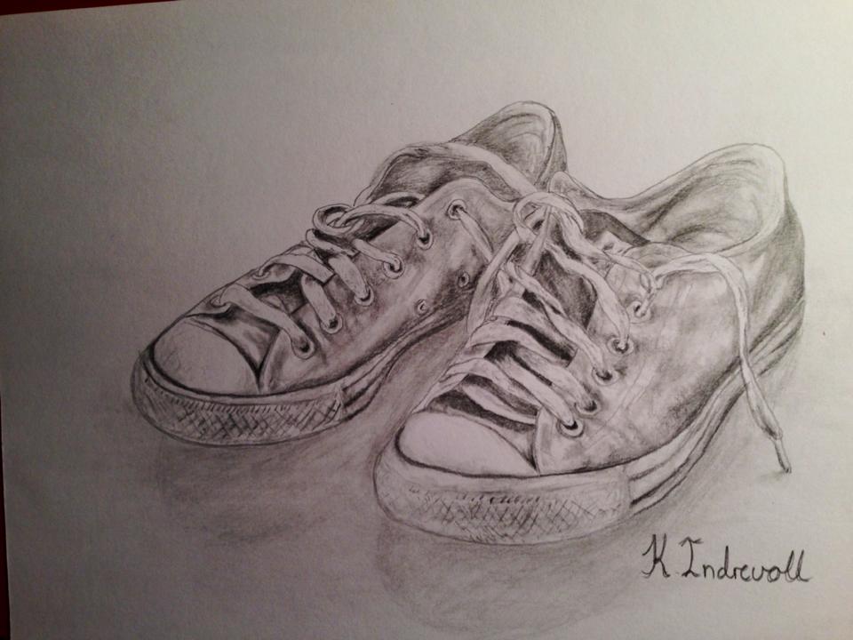 Old shoes drawing by Juletrollet on DeviantArt
