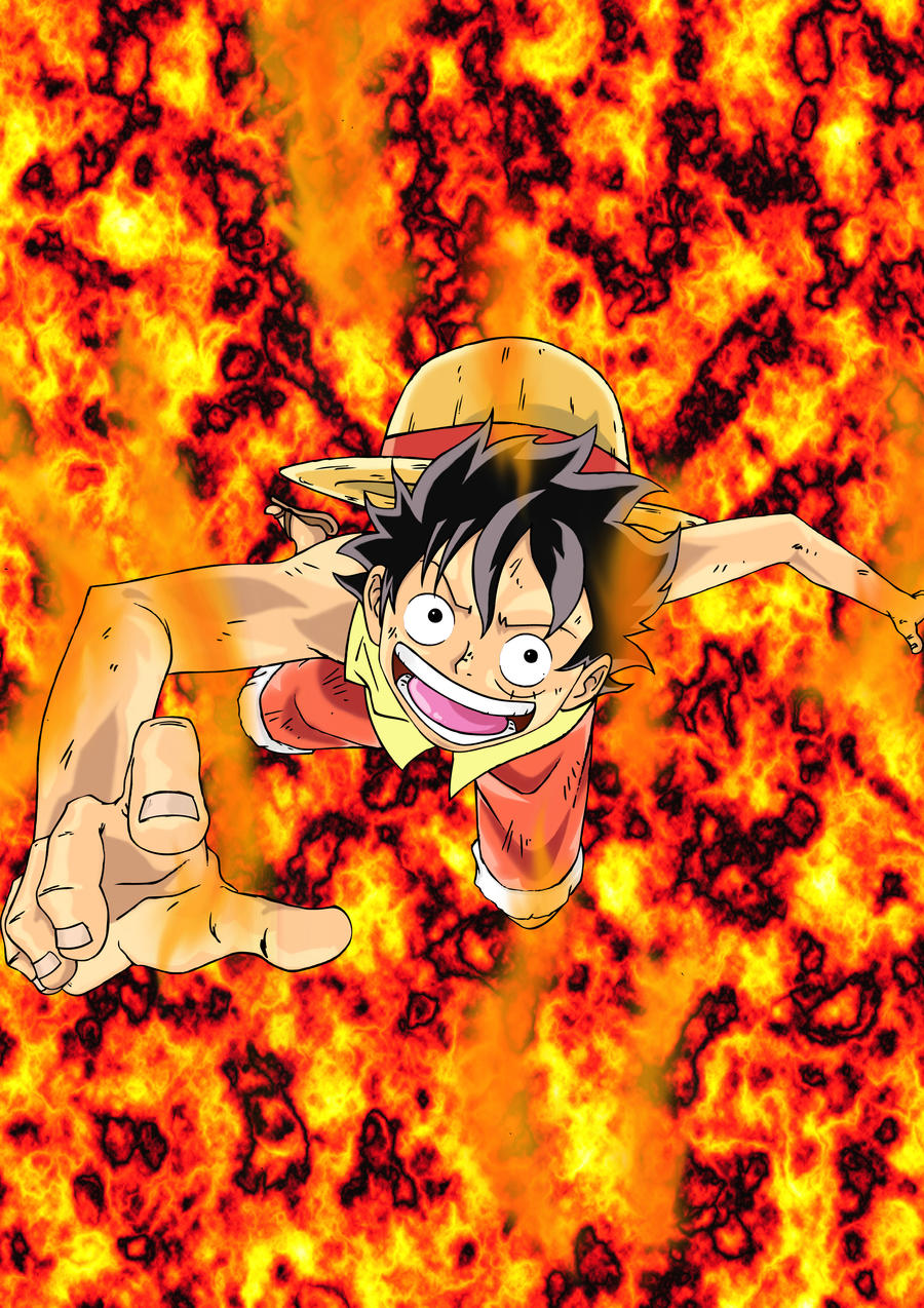 Luffy's ablaze