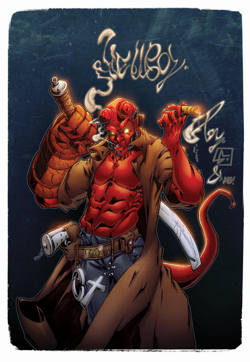 Hellboy COLORED