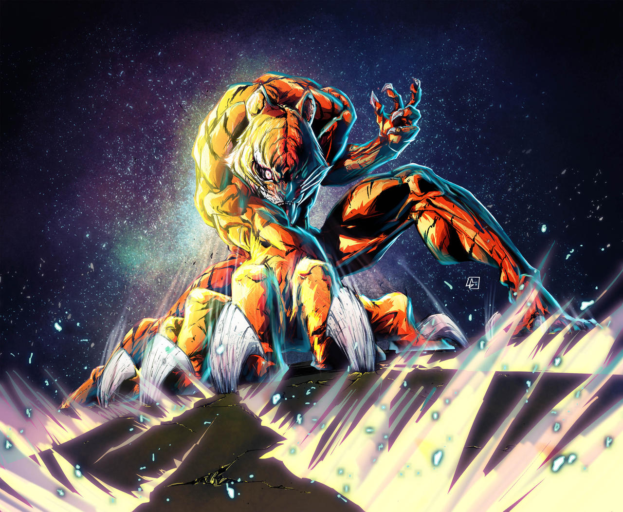 Tigerman Rengar Commission Tigerman by inkartluis on DeviantArt