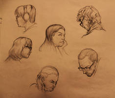 Life Drawing faces