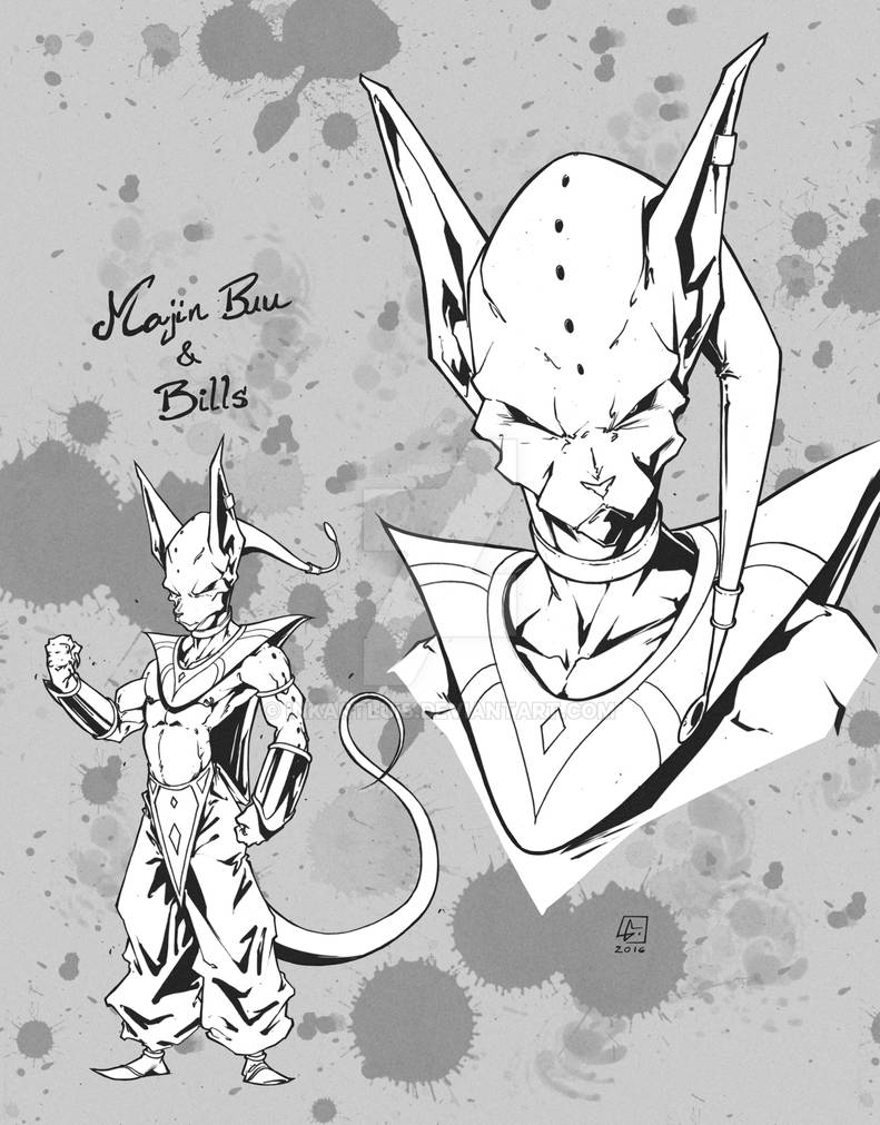 Beerus First Design DB - Beerus Design by inkartluis on DeviantArt