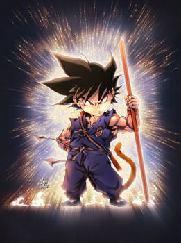 KID GOKU BLUE SUIT