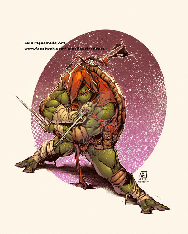 TMNT Raphael colors by inkartluis on DeviantArt