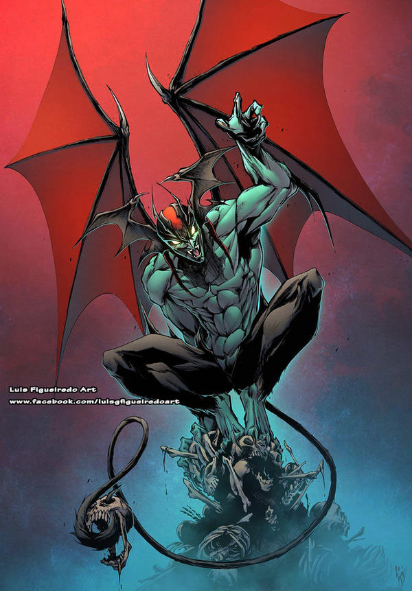 DEVILMAN Traditional Commission by inkartluis on DeviantArt