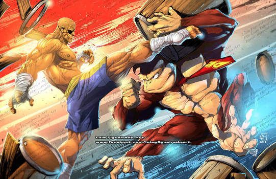 SAGAT (street Fighter) vs DONKEY KONG (Nintendo)