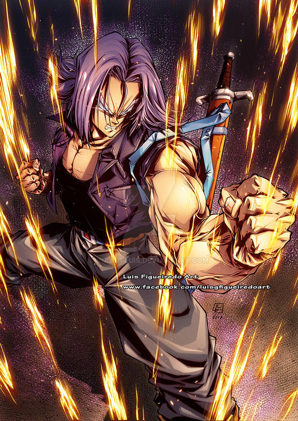 FUTURE TRUNKS from Dragon Ball by inkartluis on DeviantArt