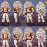 GOGETA SS4 MUI MODEL SHEET