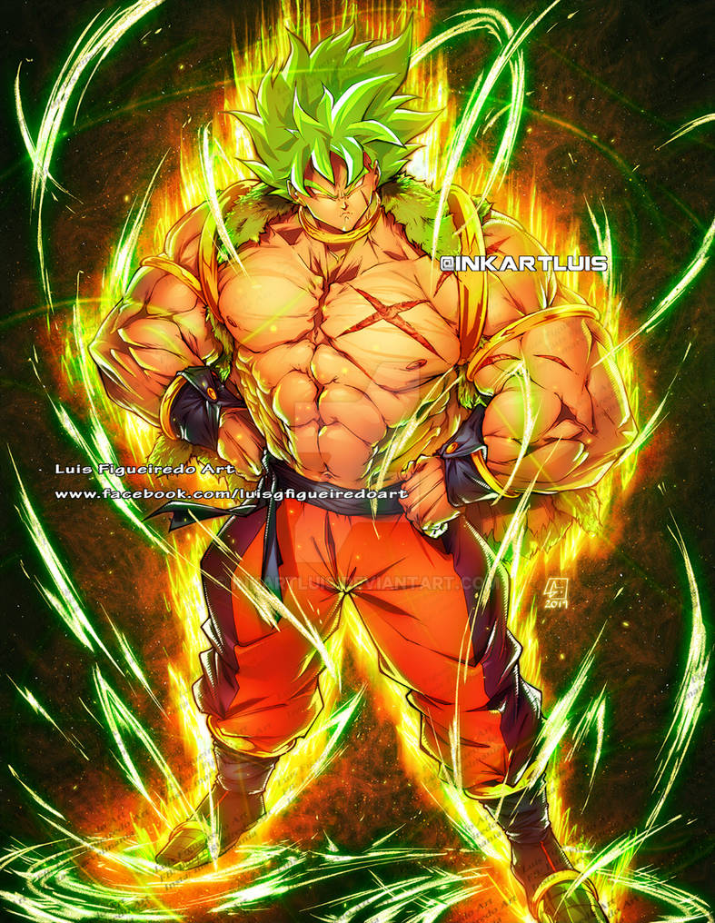 Goku Broly Fusion SSJ by inkartluis on DeviantArt