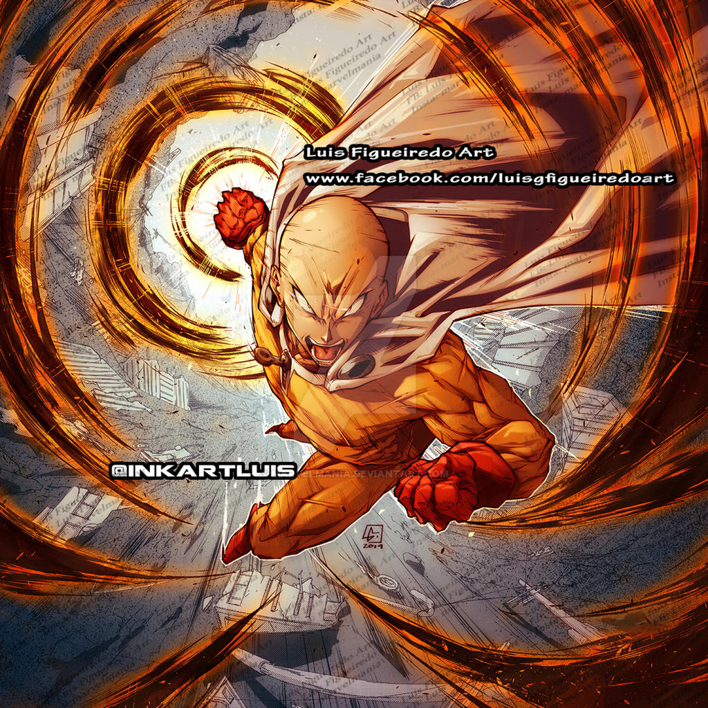 SAITAMA from ONE PUNCH MAN Commission by marvelmania on DeviantArt