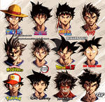 GOKU IN DIFFERENT STYLES