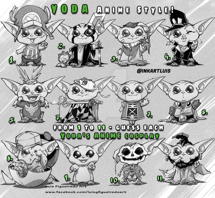 Yoda different approaches copy by inkartluis on DeviantArt