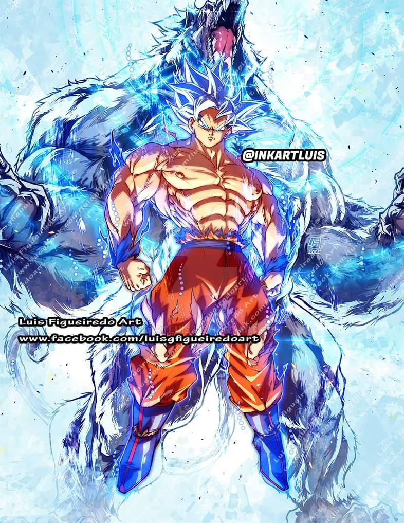 Goku Mastered Ultra Instict And Oozaru By Inkartluis On Deviantart