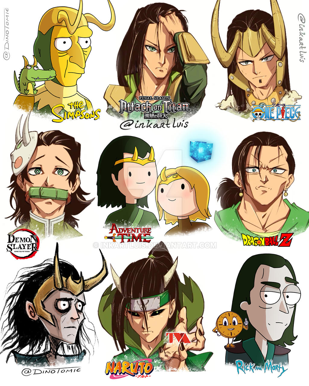 LOKI Variants By Inkartluis On DeviantArt loki-variants-by-inkartluis-on-deviantart