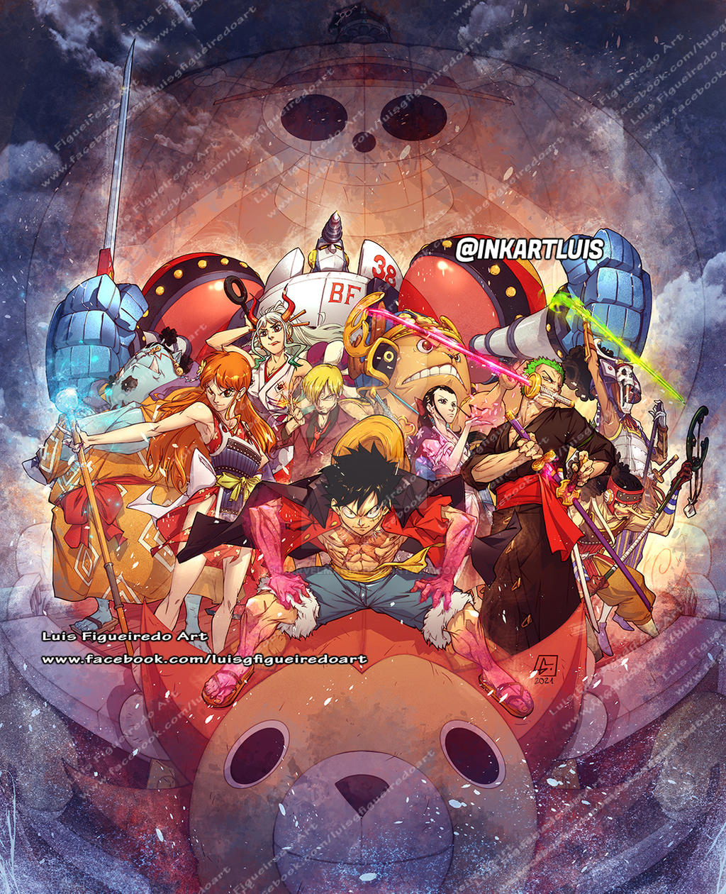 Spoiler Alert One Piece Full Crew By Marvelmania On Deviantart
