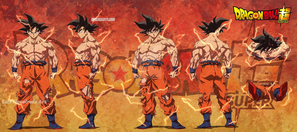 Goku Model Reference GOKU MODEL SHEET by inkartluis on DeviantArt