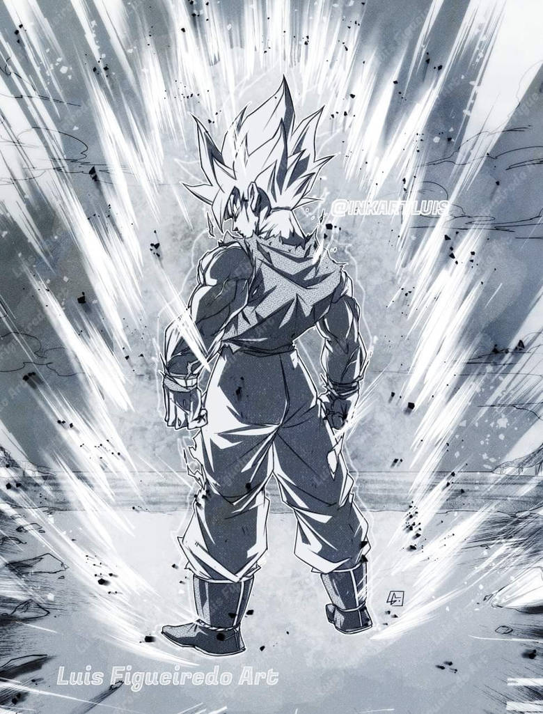 GOKU first type SUPER SAIYAN moment in DragonBall by inkartluis on ...