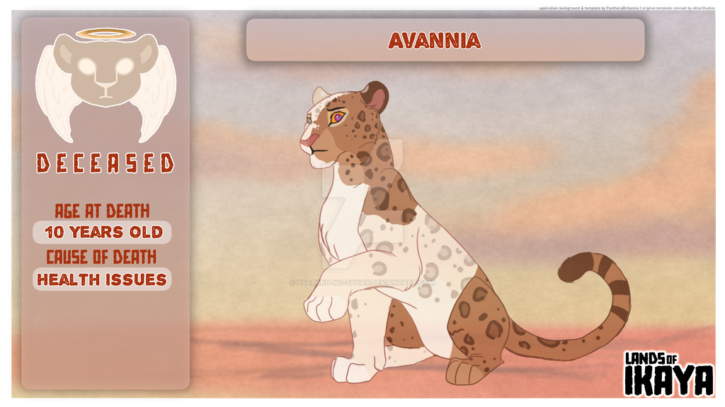 Lands of Ikaya Rp: Avannia (Deceased)