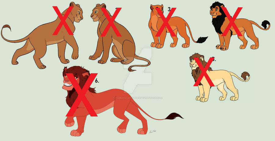 Old Oc's Adoptables (0/6) CLOSED