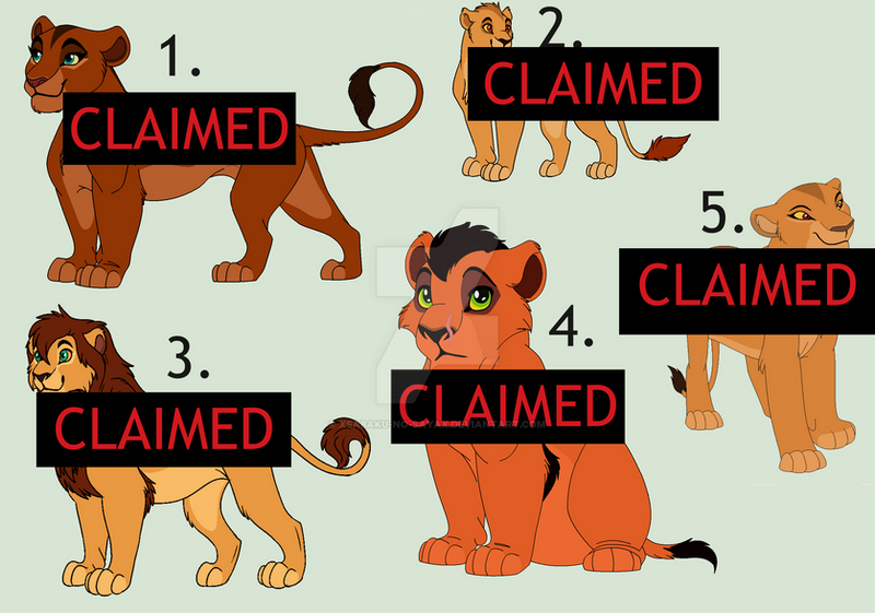 Set 2 Old Ocs FOR SALE CLOSED (0/5)