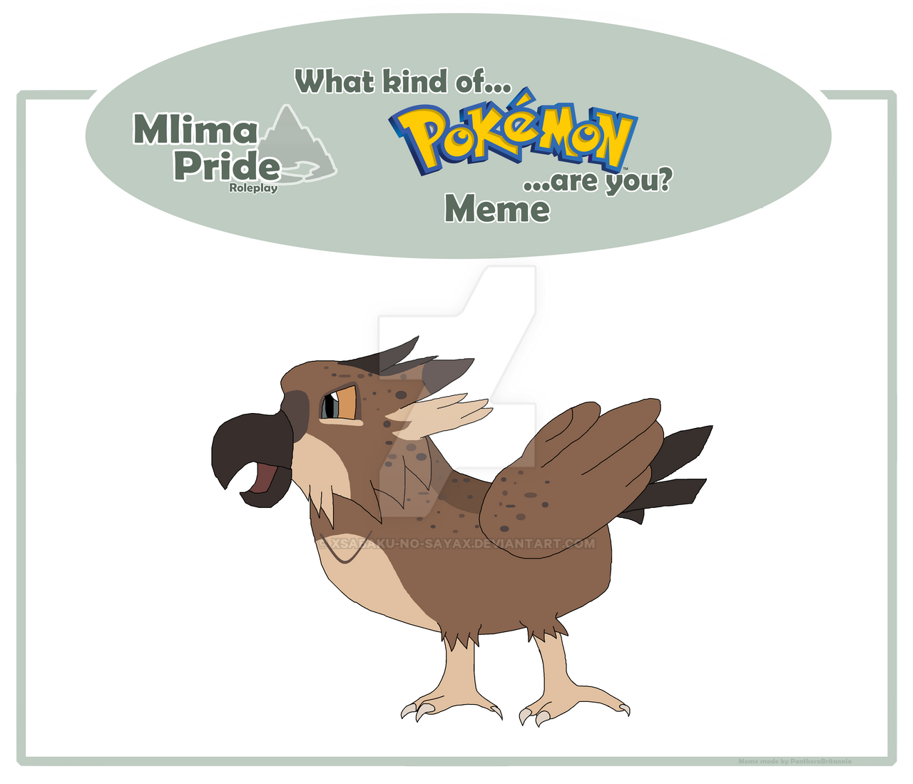 Mlima Pride Rp: Kuwa II Pokemon Meme